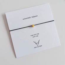 Kép betöltése a galériamegjelenítőbe: szívemből.teljesen. karkötő